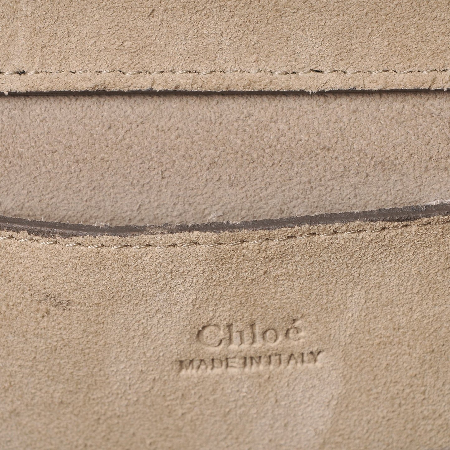 Calfskin Suede Small Pixie Bag Nougat