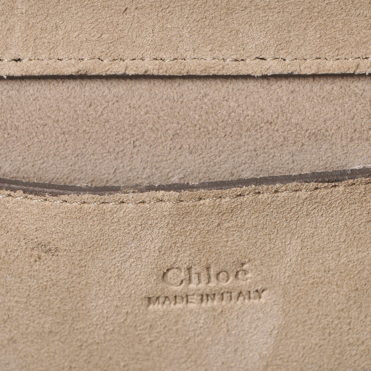 Chloe Calfskin Suede Small Pixie Bag Nougat 8 of 9