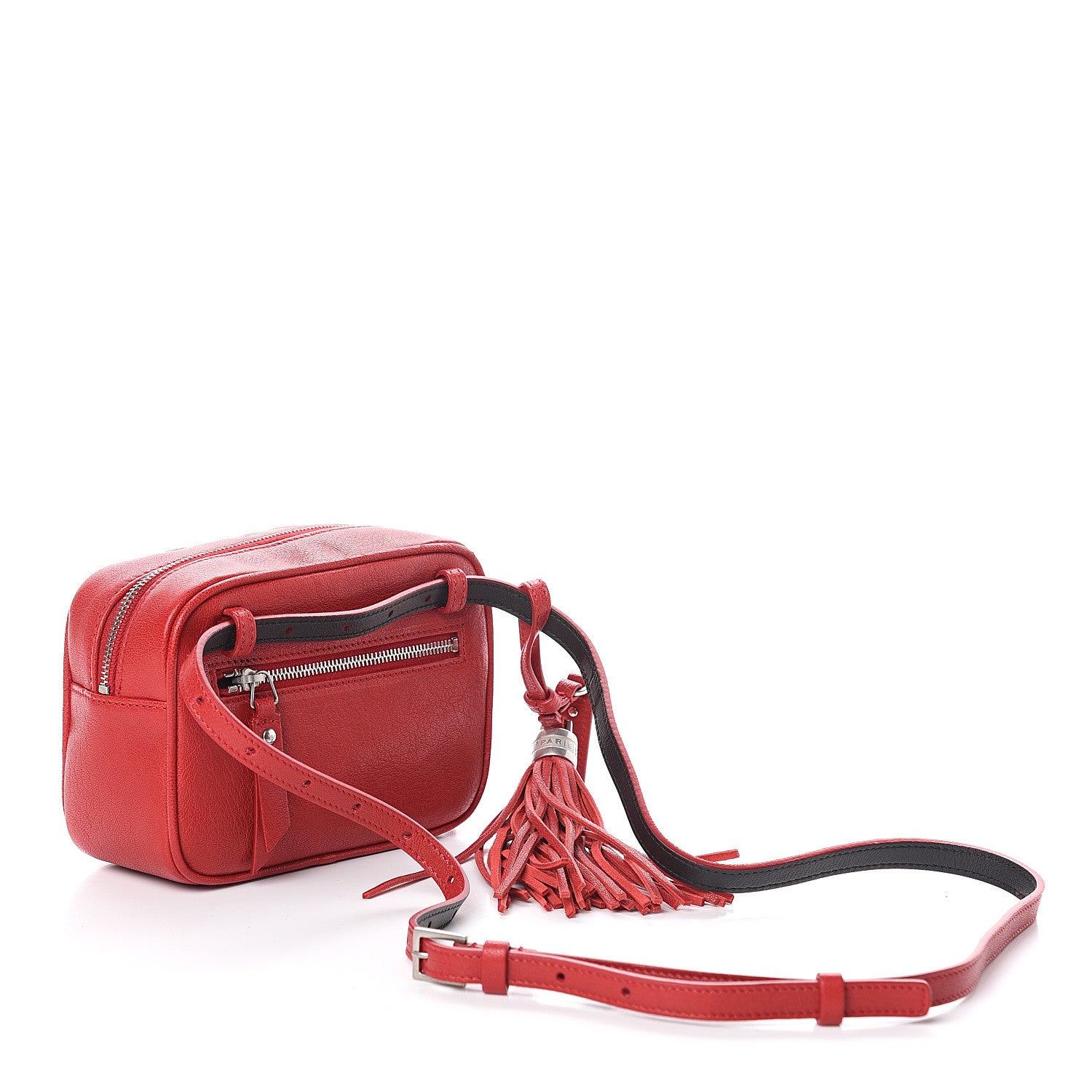 Saint Laurent Lambskin Monogram Lou Belt Bag Rouge Eros 2 of 7
