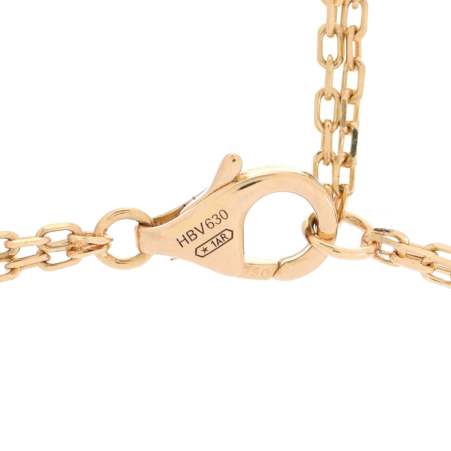 Cartier 18K Yellow Gold 2 Diamond LOVE Necklace 5 of 5
