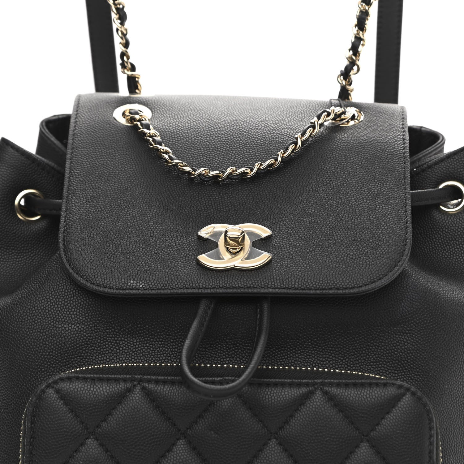 Chanel Caviar Quilted Business Affinity Backpack Black 8 of 13