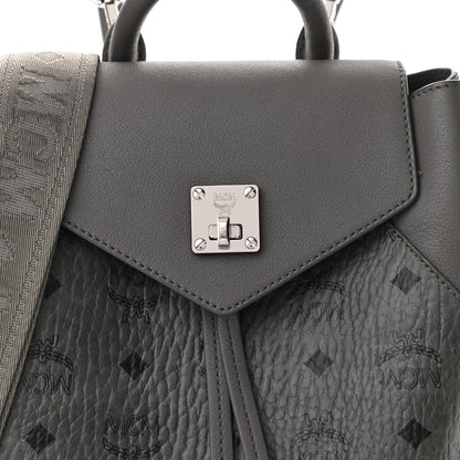 MCM Visetos Small Essential Backpack Phantom Grey 8 of 10