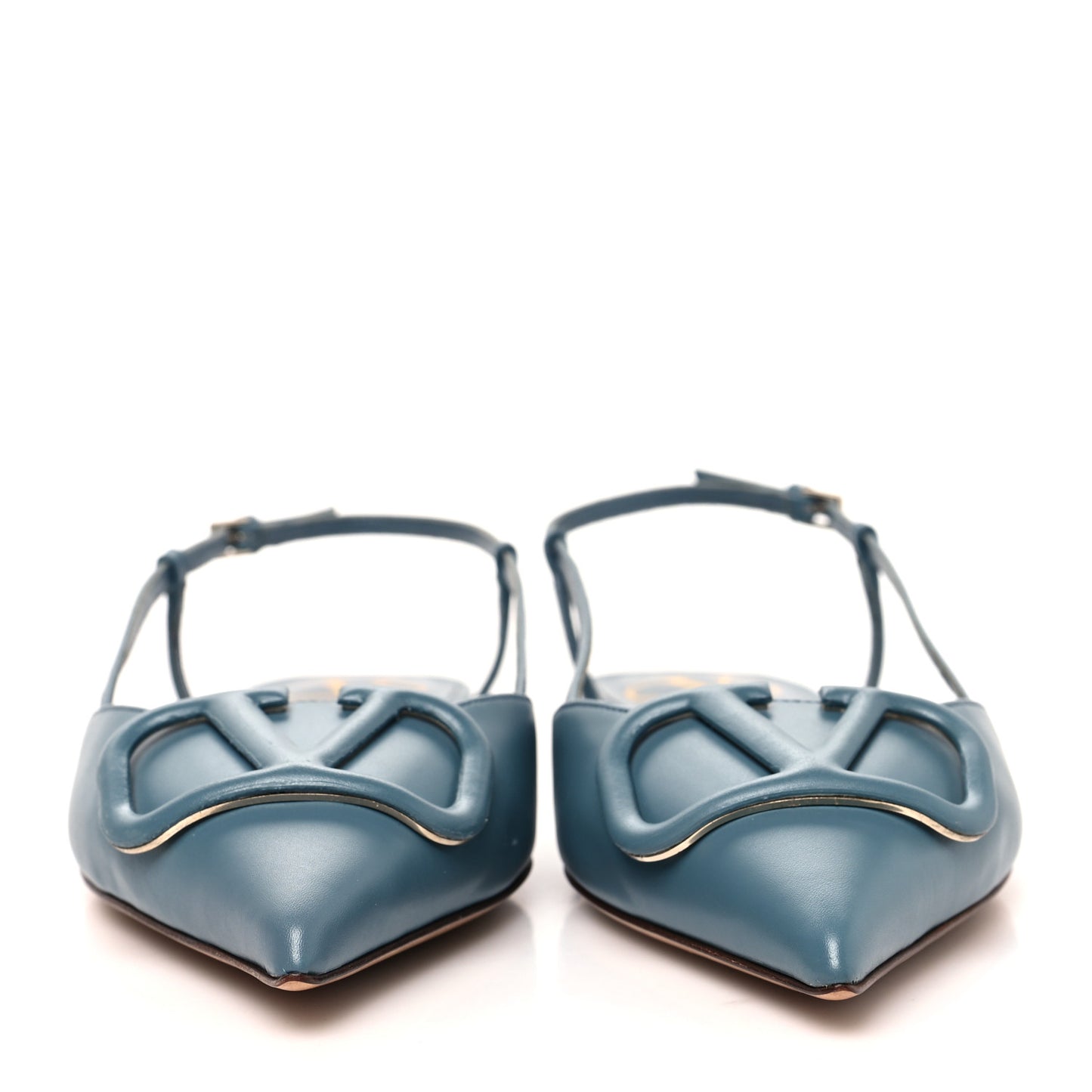 Nappa Vlogo Slingback Flats 37 Amadeus