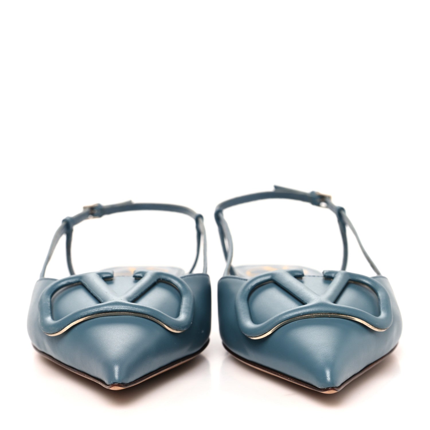 Valentino Garavani Nappa Vlogo Slingback Flats 37 Amadeus 2 of 8