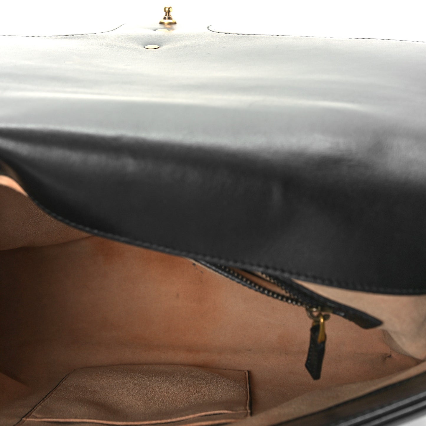 Calfskin Matelasse Medium GG Marmont Top Handle Shoulder Bag Black