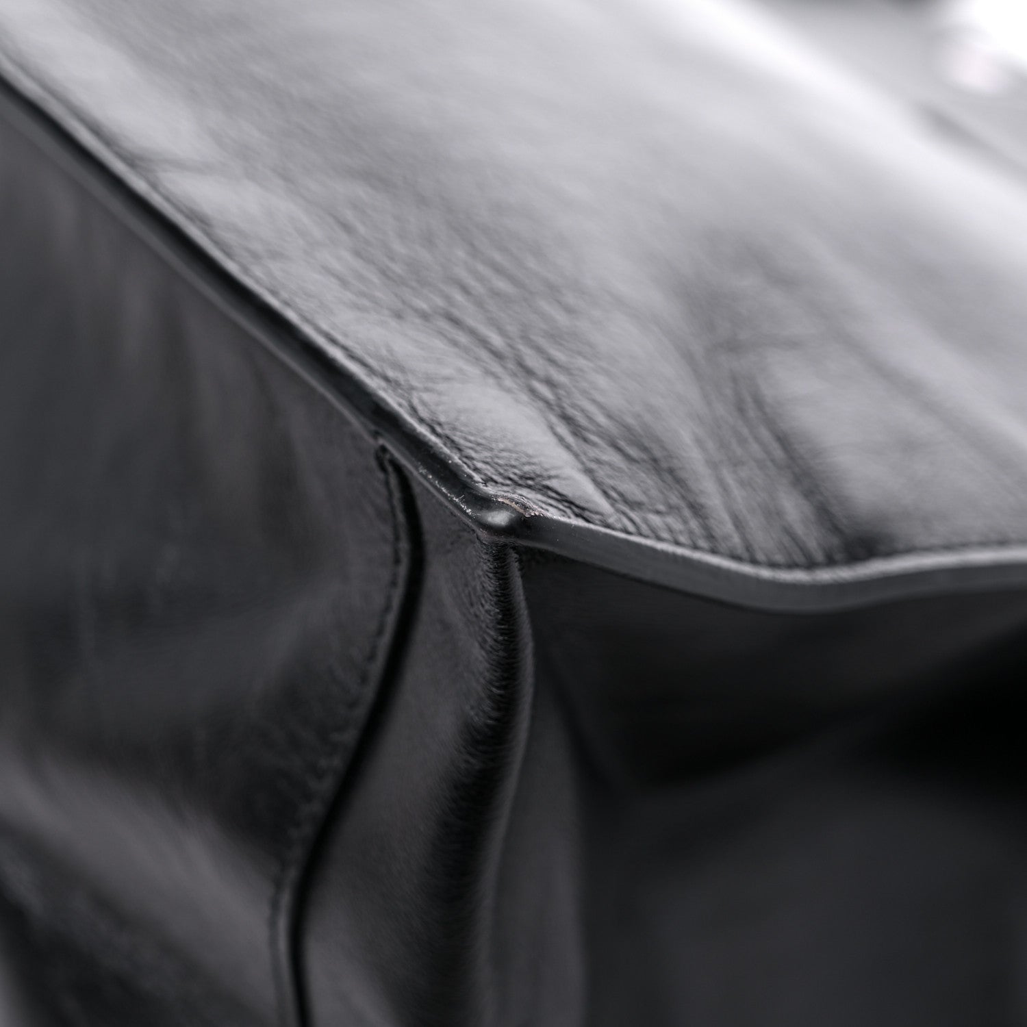 Saint Laurent Vitello Rive Gauche Large Tote Black 10 of 10