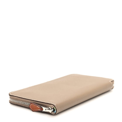 Hermes Epsom Silk'In Wallet Etoupe 4 of 7
