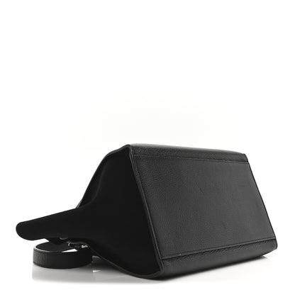 Celine Drummed Calfskin Suede Trapeze Black 6 of 17