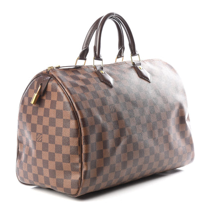 Louis Vuitton Damier Ebene Speedy 35 2 of 11