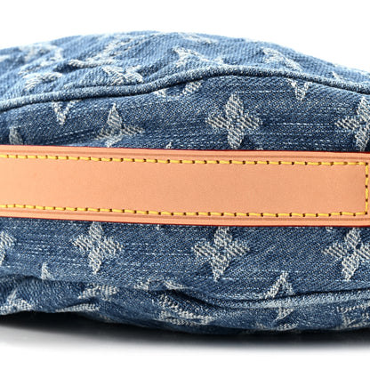 Louis Vuitton Monogram Denim Croissant MM Blue 10 of 14