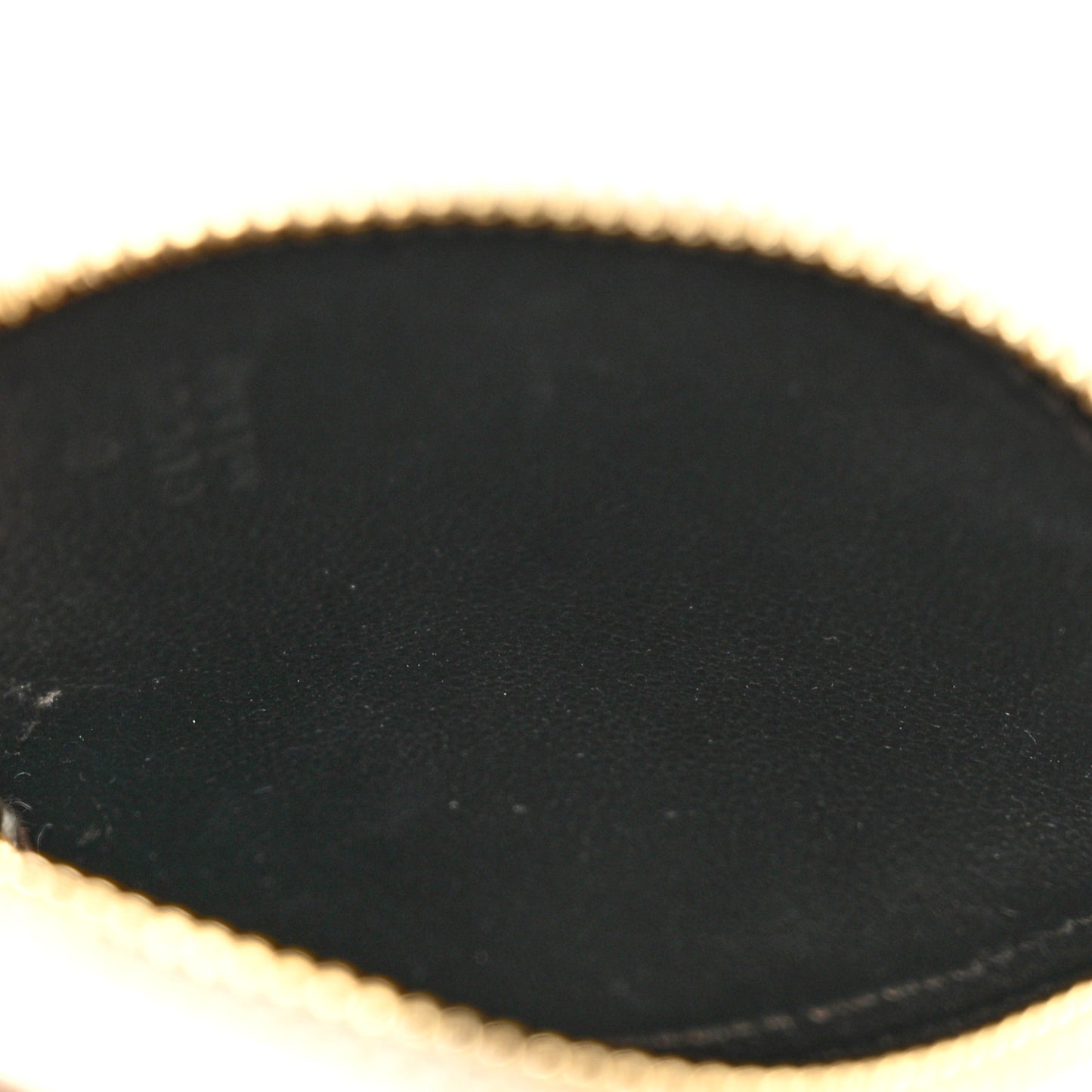 Monogram Heart Coin Purse Gold