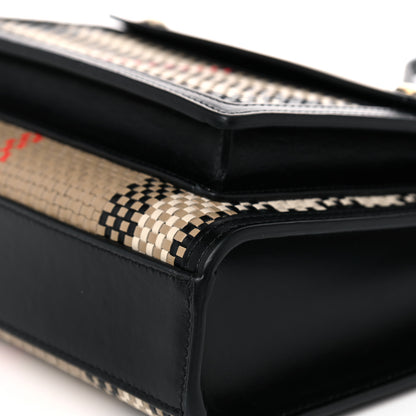 Burberry Calfskin Check Mini Pocket Bag Black 9 of 11