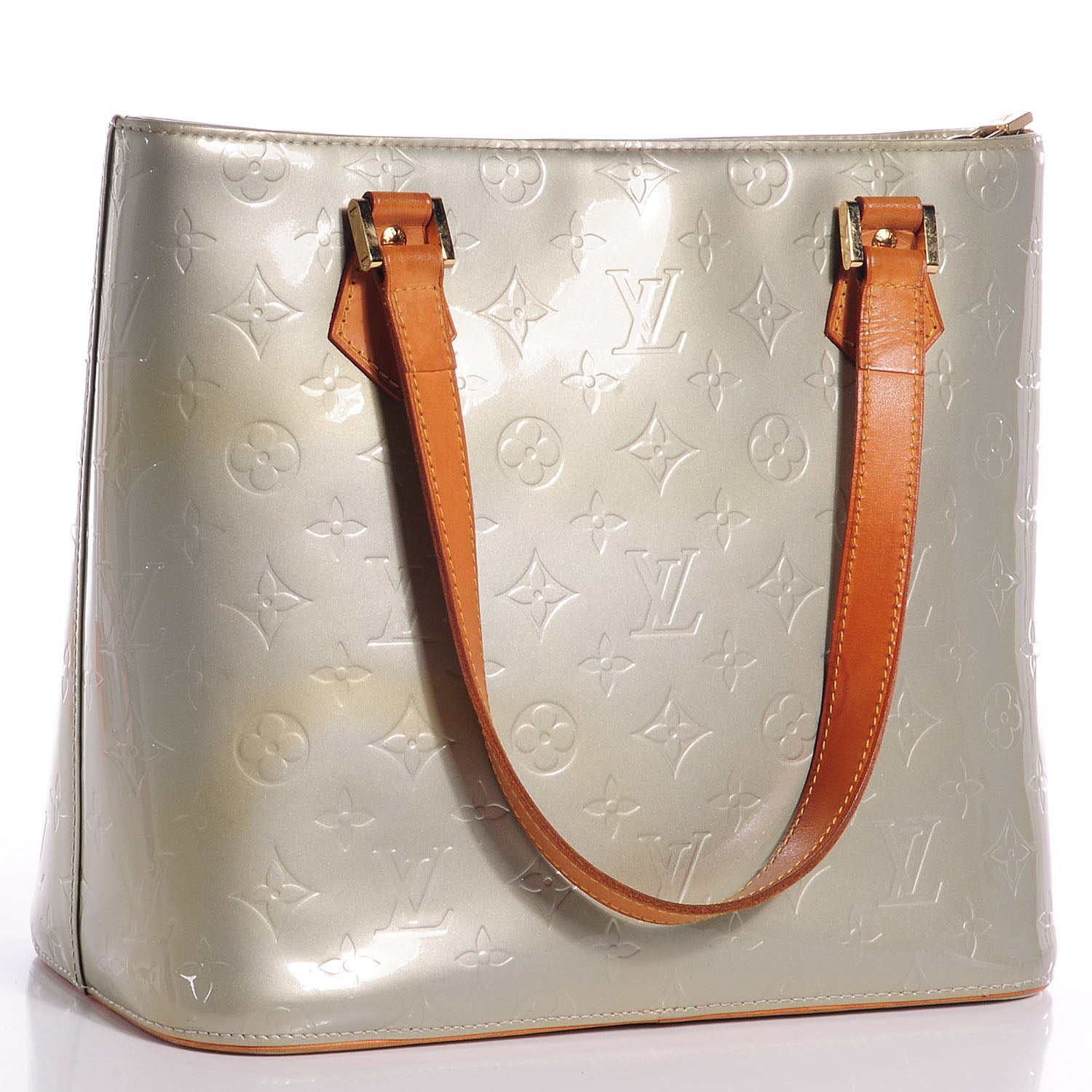 Louis Vuitton Vernis Houston Silver 3 of 8