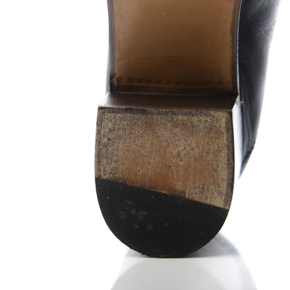 Gucci Malaga Kid Horsebit Loafer Pumps 36.5 Black 11 of 13