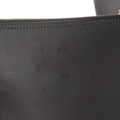Saint Laurent Calfskin Large Shopping Tote Earth 8 of 11