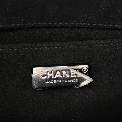 Chanel Patent Iridescent Calfskin Sequin Medium Boy Flap Bag Black 6 of 10