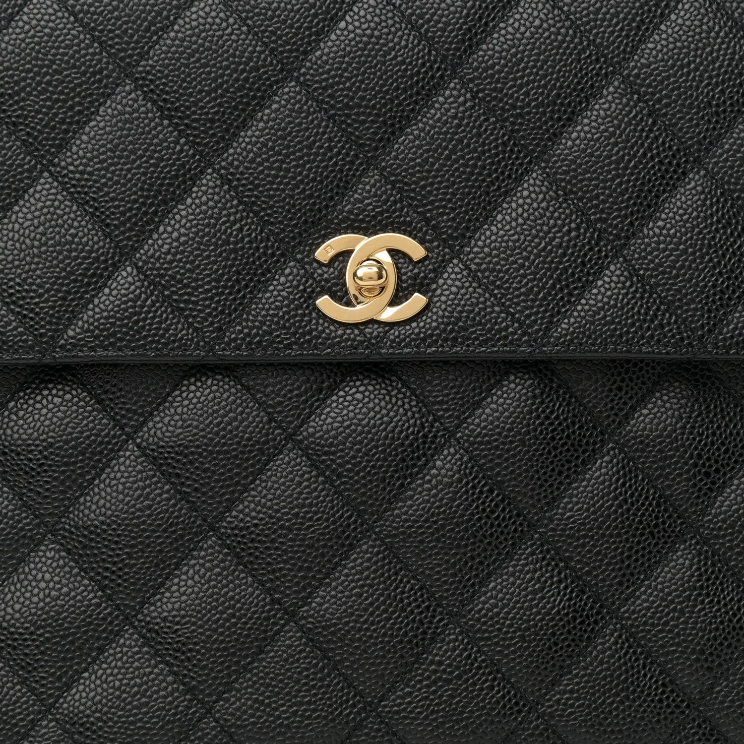 Chanel Caviar Quilted Jumbo Kelly Flap Black 7 of 10