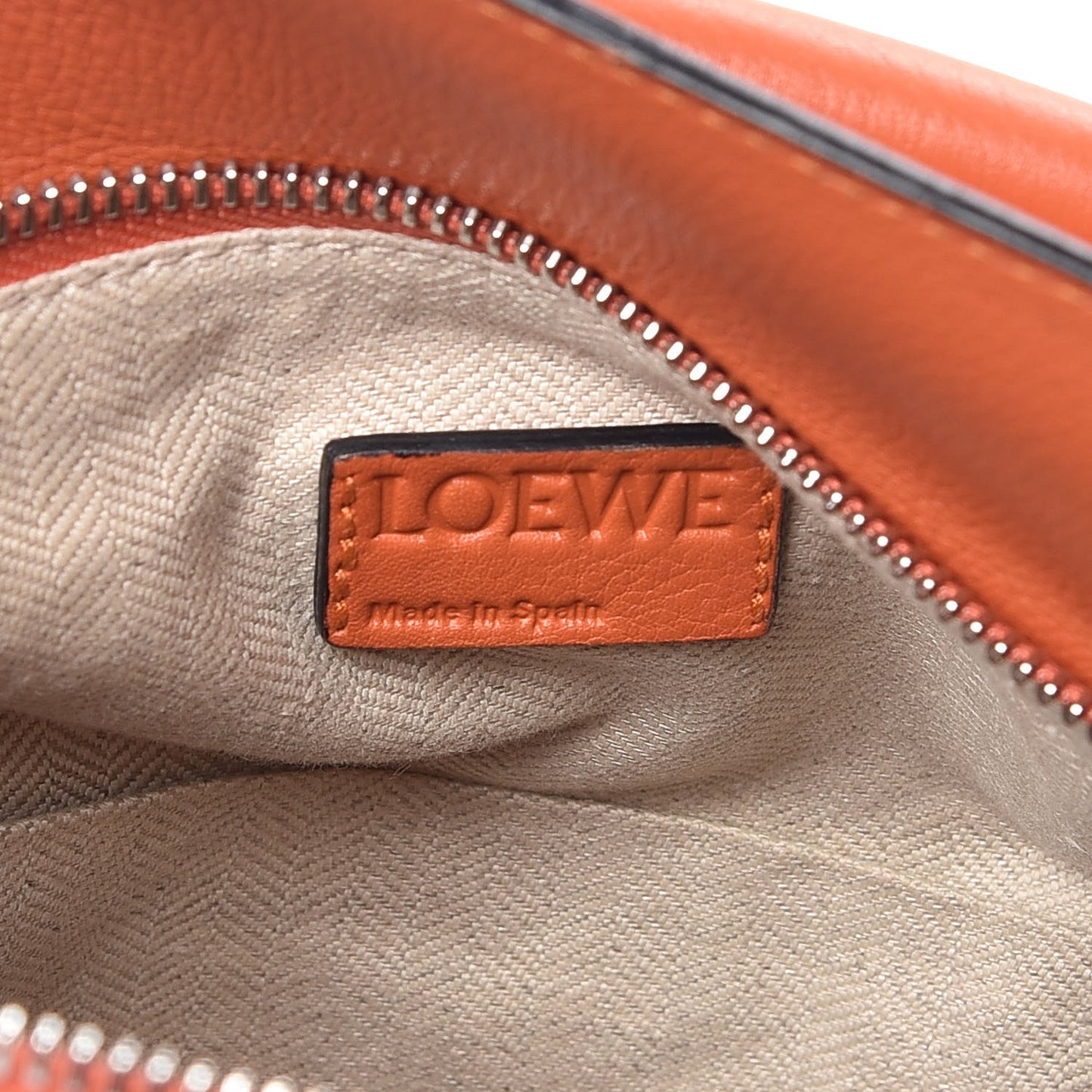 Calfskin Small Puzzle Bag Orange