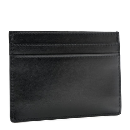 Saint Laurent Calfskin Tiny Cassandre Credit Card Case Black 3 of 8