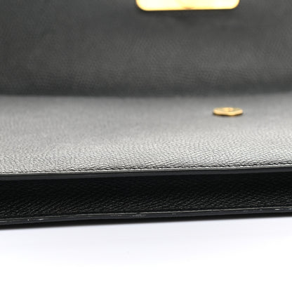 Valentino Garavani Grained Calfskin VSling Pouch Black 7 of 7