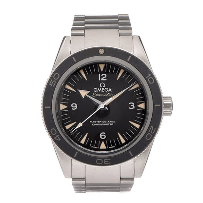 Omega Stainless Steel 41mm Seamaster 300 Master Co-Axial Chronometer Automatic Watch Black 233.30.41.21.01.001 1 of 6