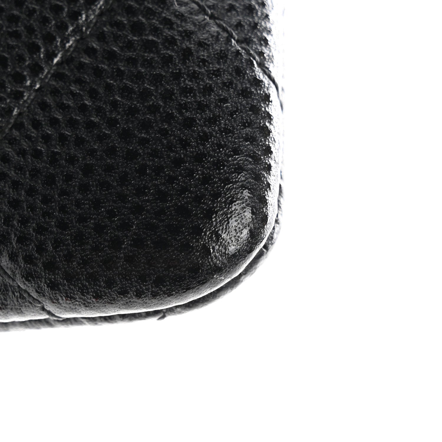 Chanel Caviar Quilted Crystal Zip Card Holder Wallet Black 8 of 9