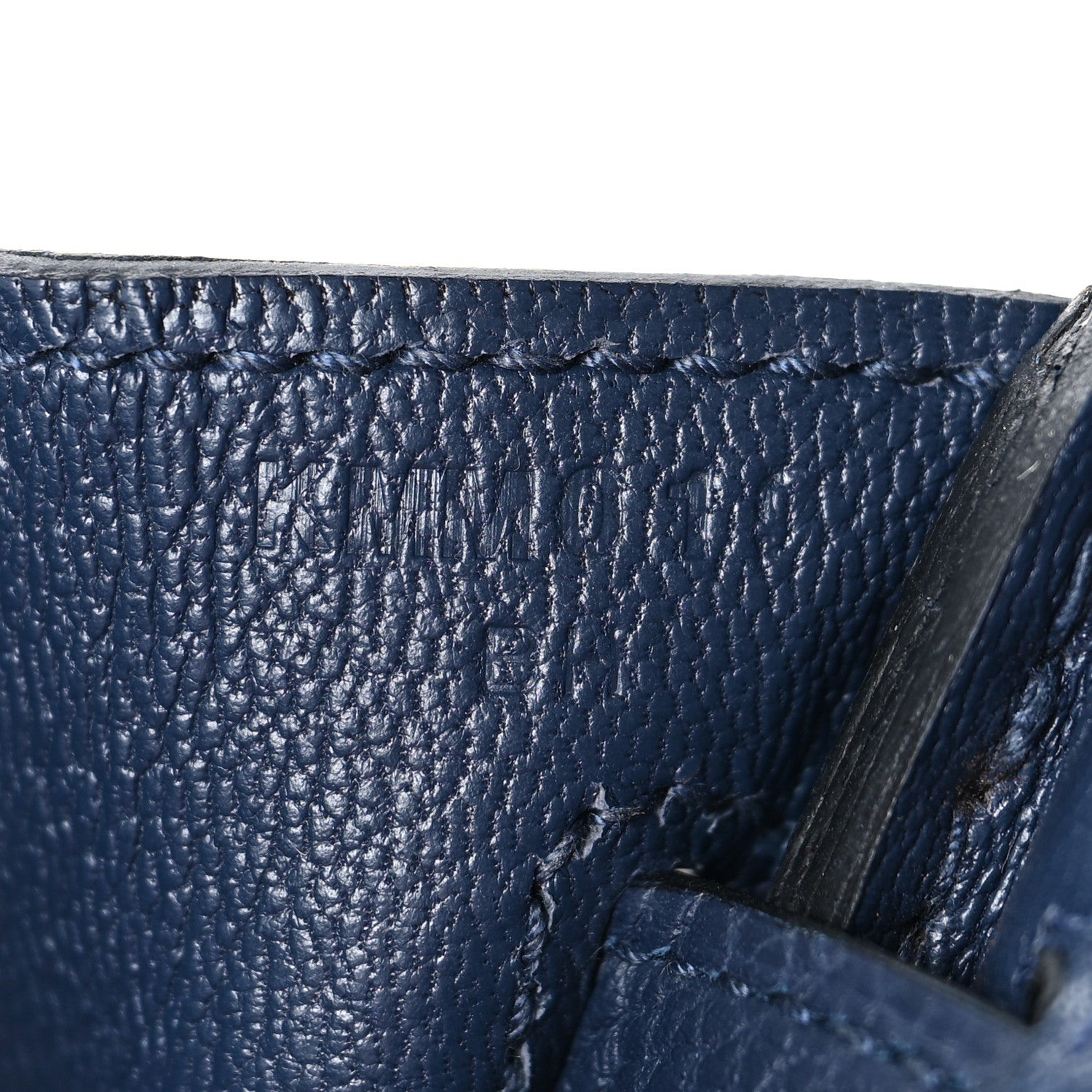 Hermes Togo Birkin 25 Bleu Abysse 6 of 12