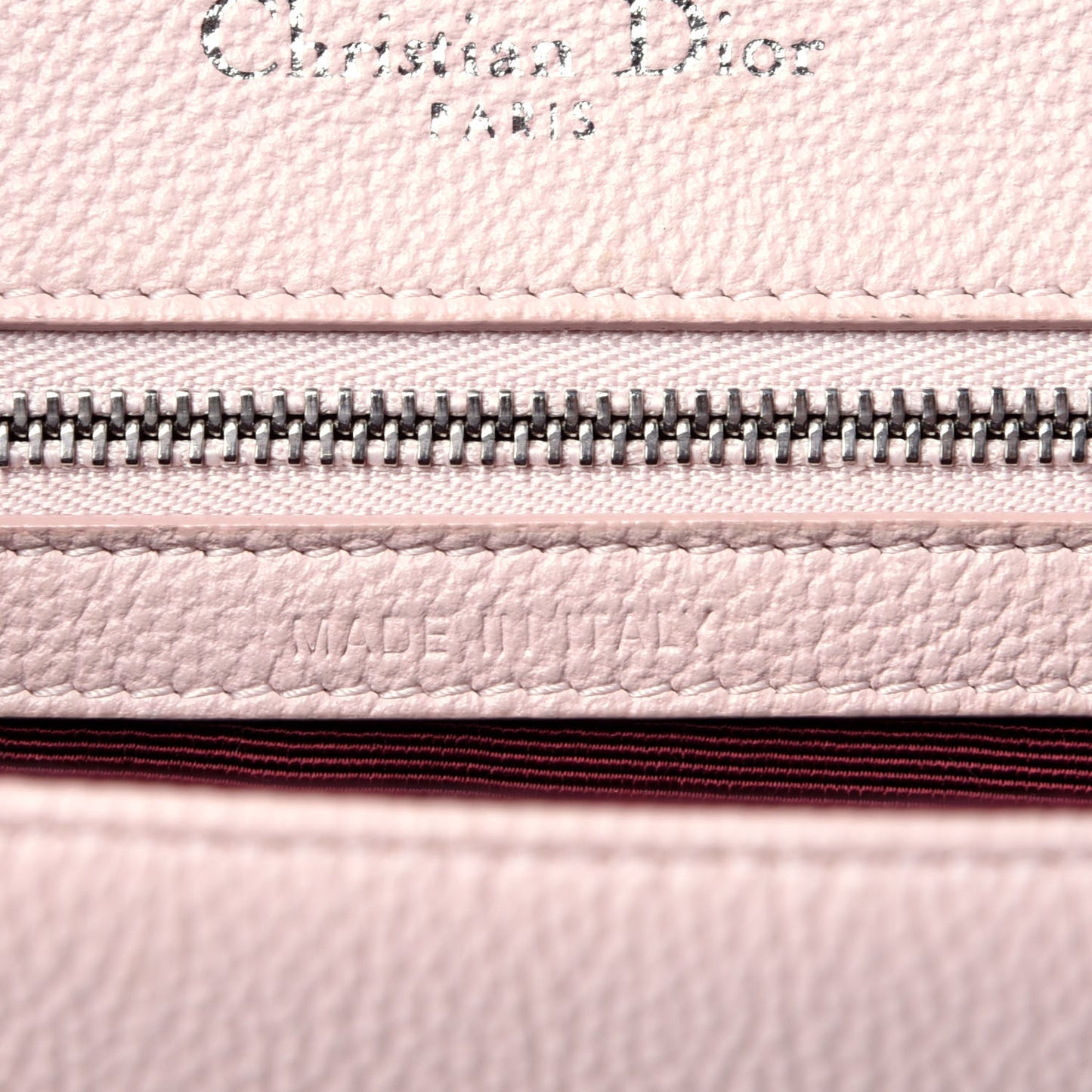 Grained Calfskin Cannage Medium Diorama Flap Bag Rose Poudre