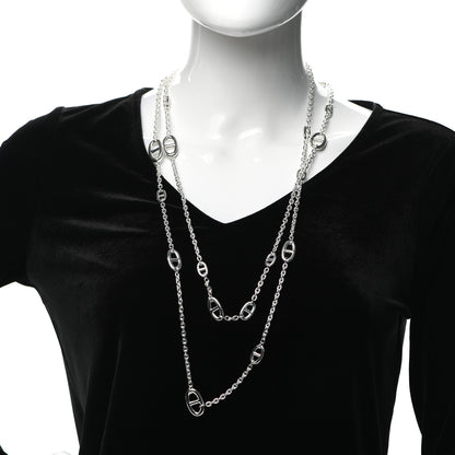 Hermes Sterling Silver Farandole Necklace 160 2 of 5