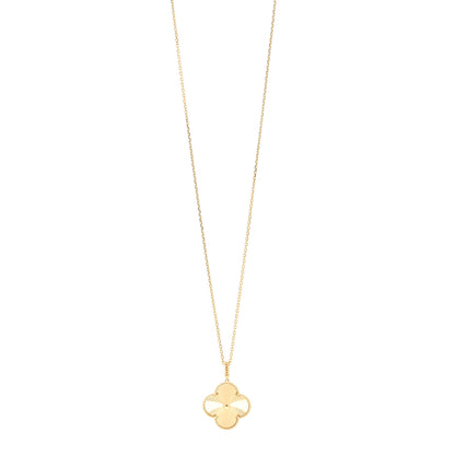 Van Cleef & Arpels 18K Yellow Gold Guilloche Magic Alhambra Long Necklace 1 of 6