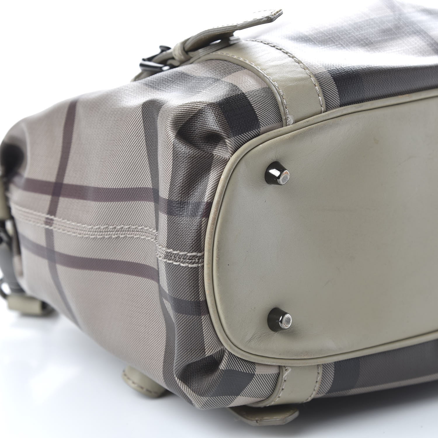 Burberry Smoked Check Small Northfield Tote Trench 7 of 14
