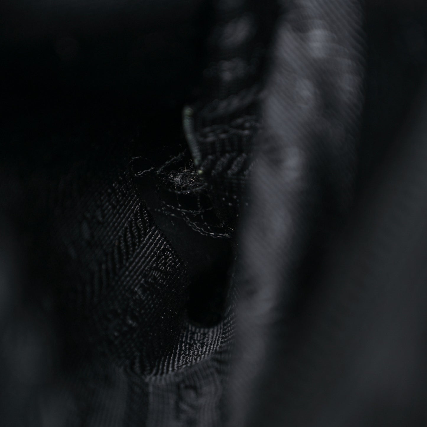 Tessuto Nylon Grommet Backpack Black