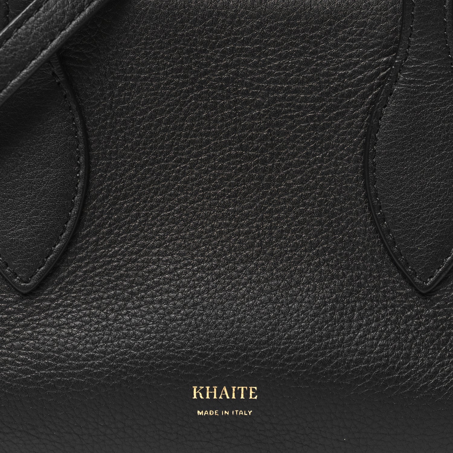 Khaite Pebbled Calfskin Small Maeve Bag Black 7 of 9