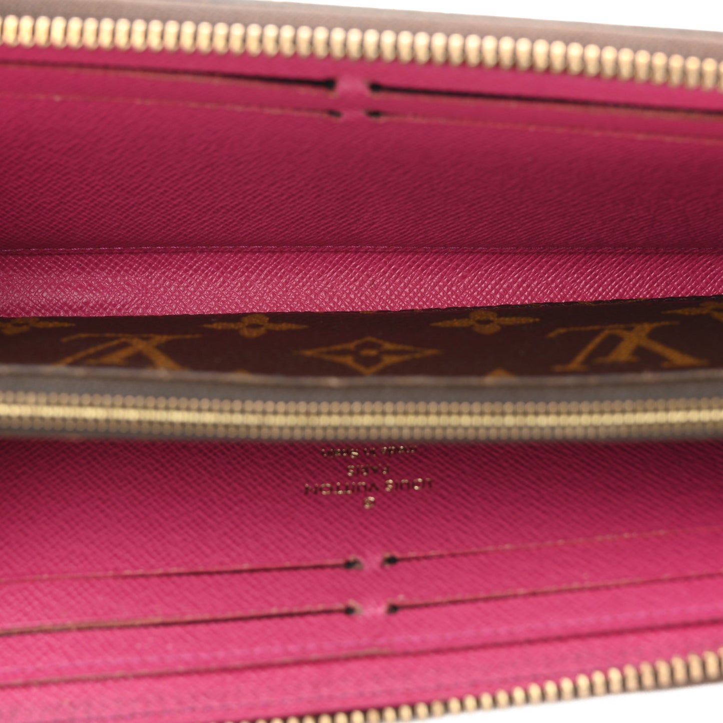 Monogram Clemence Wallet Hot Pink