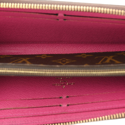 Louis Vuitton Monogram Clemence Wallet Hot Pink 5 of 10