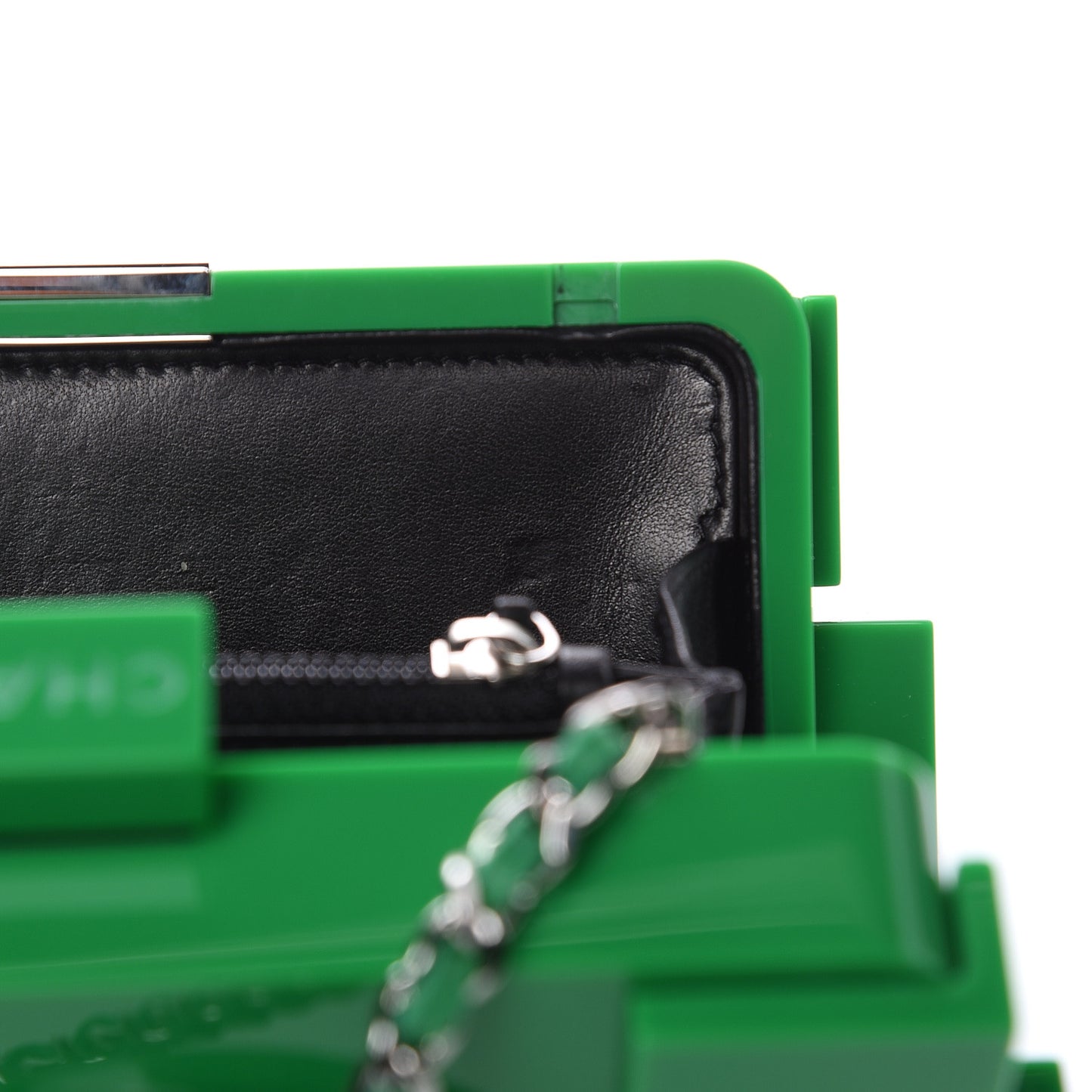 Plexiglass Boy Brick Lego Clutch Green