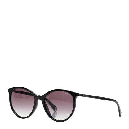 Chanel Acetate Pantos Cat Eye Sunglasses 5448 Black 1 of 7