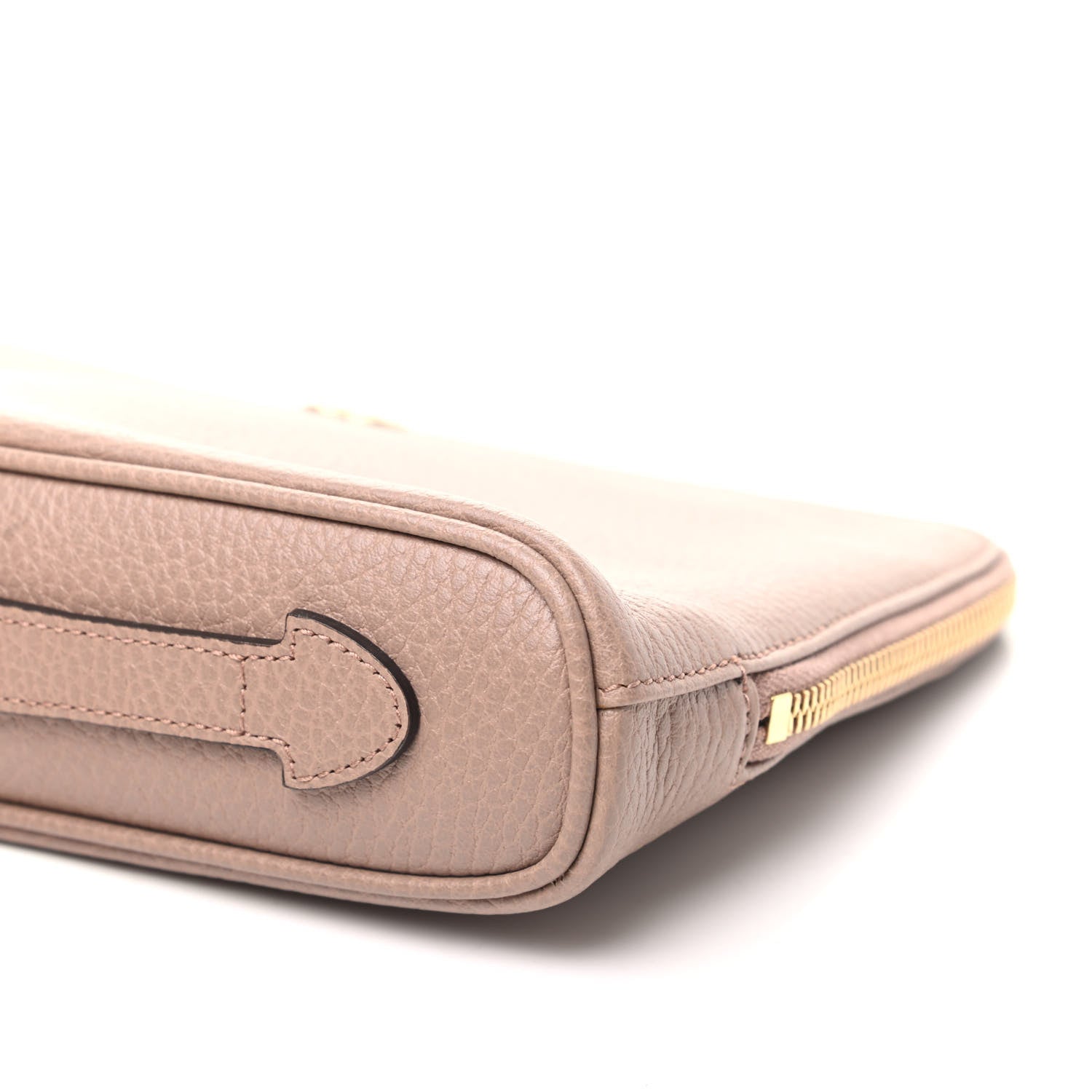 Gucci Calfskin GG Marmont Zip Pouch Porcelain Rose 8 of 8