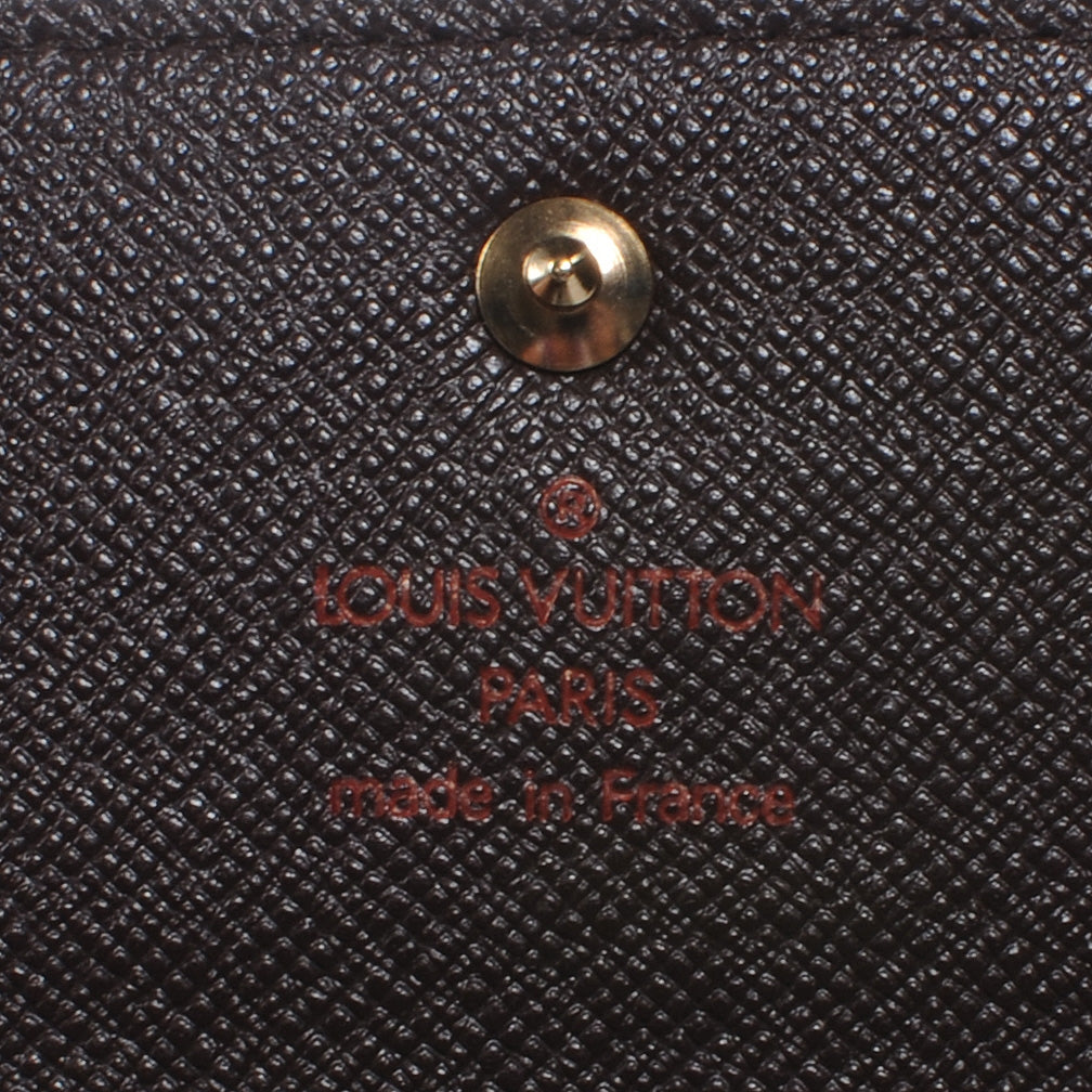 Louis Vuitton Damier Ebene Porte Tresor Etui Papier Wallet 6 of 7