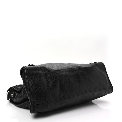 Balenciaga Agneau Classic Silver Hardware City Black 3 of 7