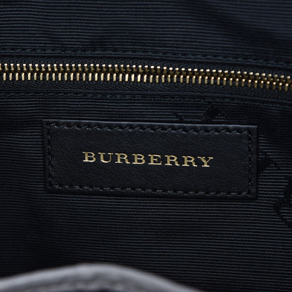 Burberry Heritage Grain Check Embossed Medium Dewsbury Tote Pale Grey 8 of 10
