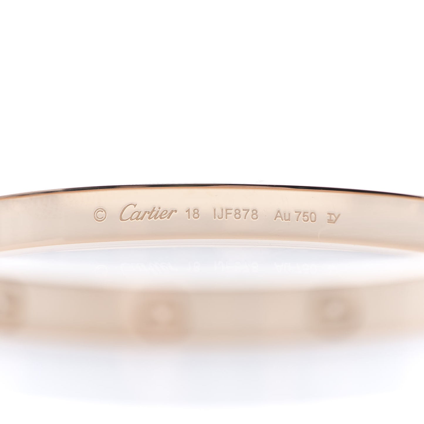 18K Pink Gold LOVE Bracelet 18