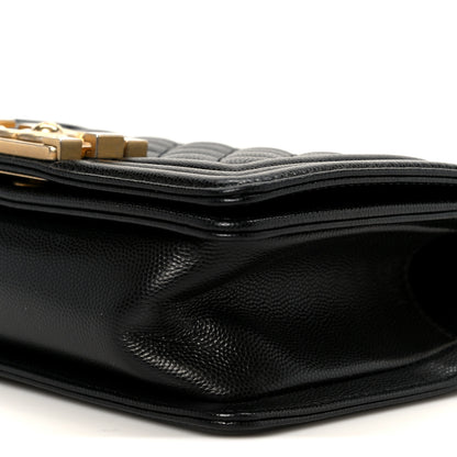 Chanel Caviar Quilted Small Boy Flap Black 9 of 10