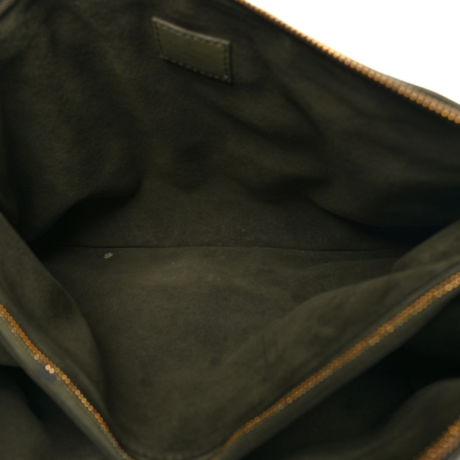 Louis Vuitton Lambskin Embossed Monogram Coussin MM Khaki 5 of 12