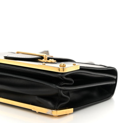 Prada City Calf Saffiano Cahier Bag Black 9 of 10