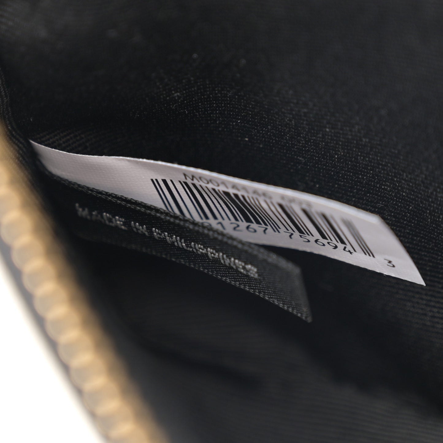 Saffiano Small Snapshot Camera New Black Mulitcolor