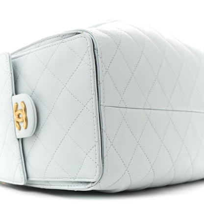 Chanel Caviar Quilted Small Chanel 25 Handbag Light Blue 8 of 15