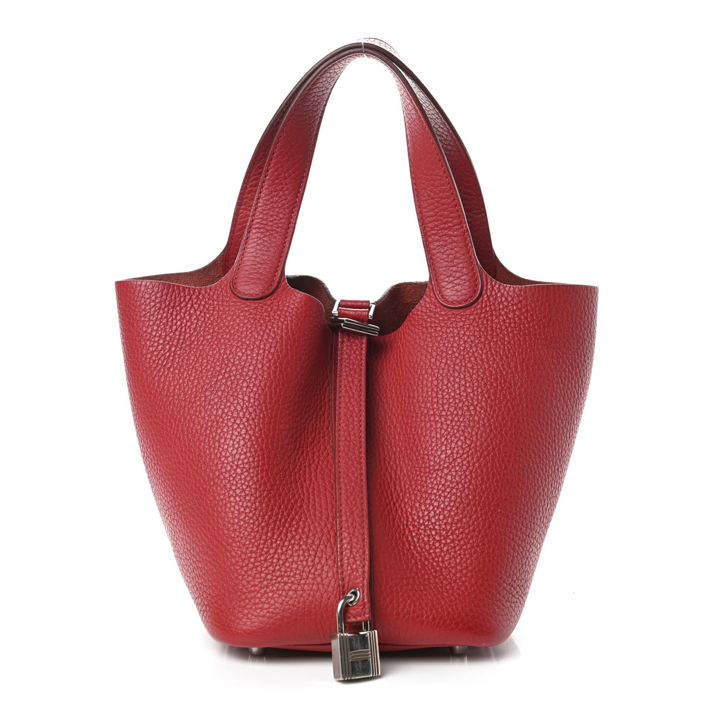 Taurillon Clemence Picotin Lock 18 Rouge Garance