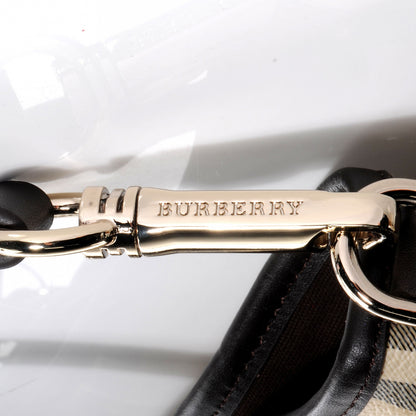 Burberry Haymarket Check Large Northfield Tote Chocolate 12 of 12