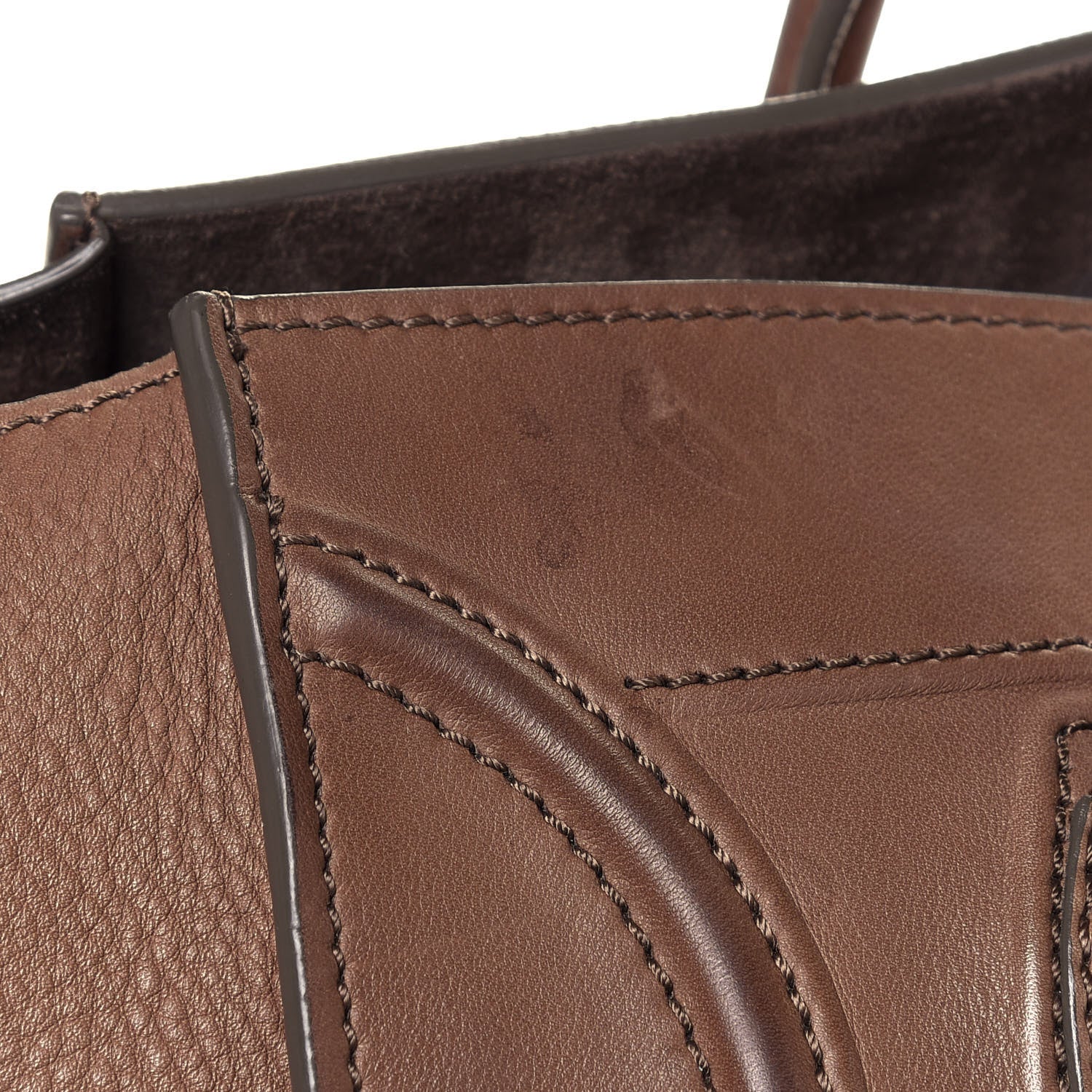 Celine Supple Calfskin Medium Phantom Luggage Taupe 16 of 20